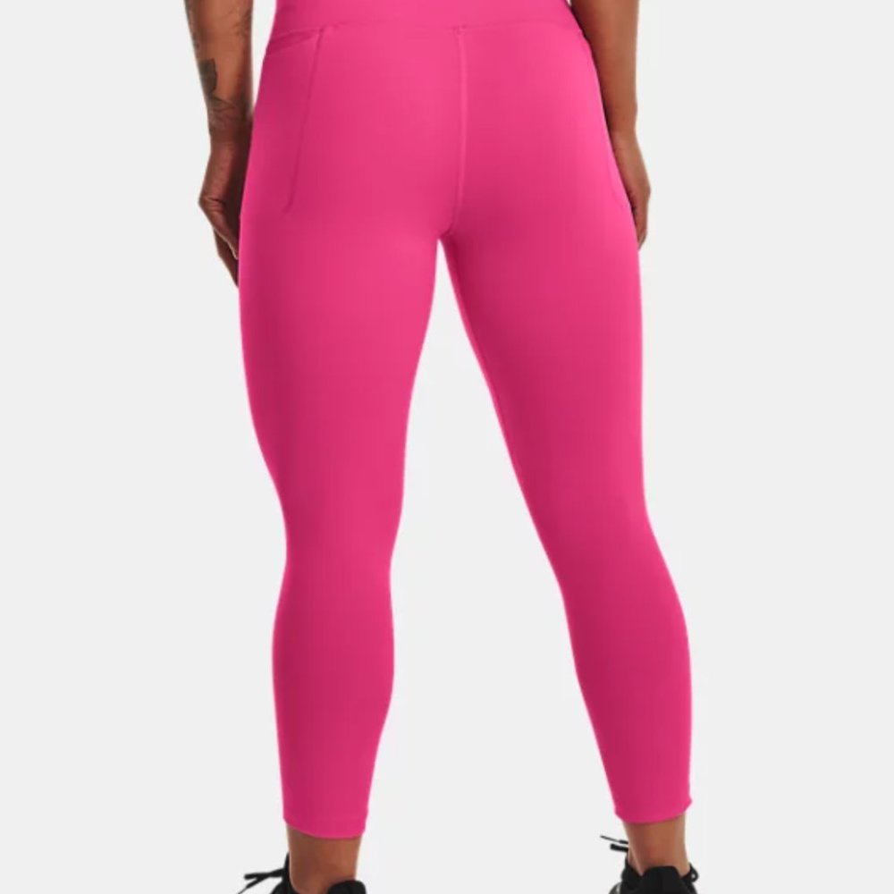 Under Armour UA Meridian Crop Leggings 1355915-634 Pink Women's Small Tall - Picture 6 of 7